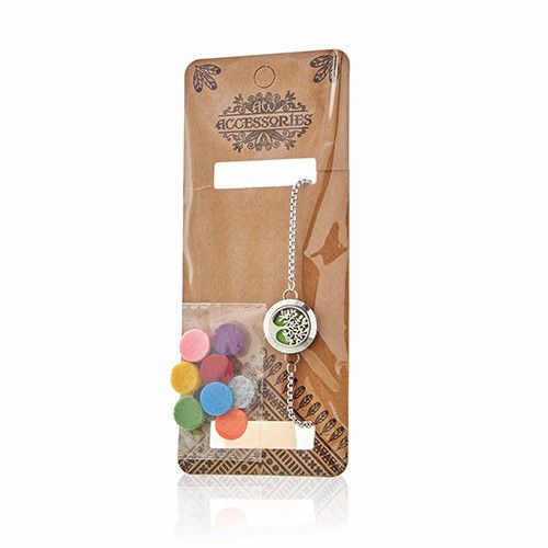 Angyalszárny aromaterápiás láncos karkötő – 20 mm