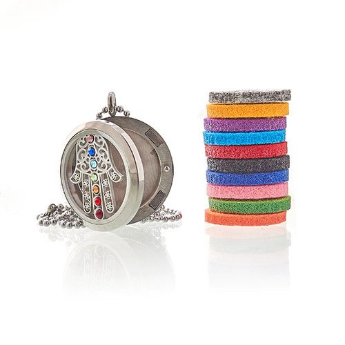 Hamsa csakra aromaterápiás medál – 30 mm