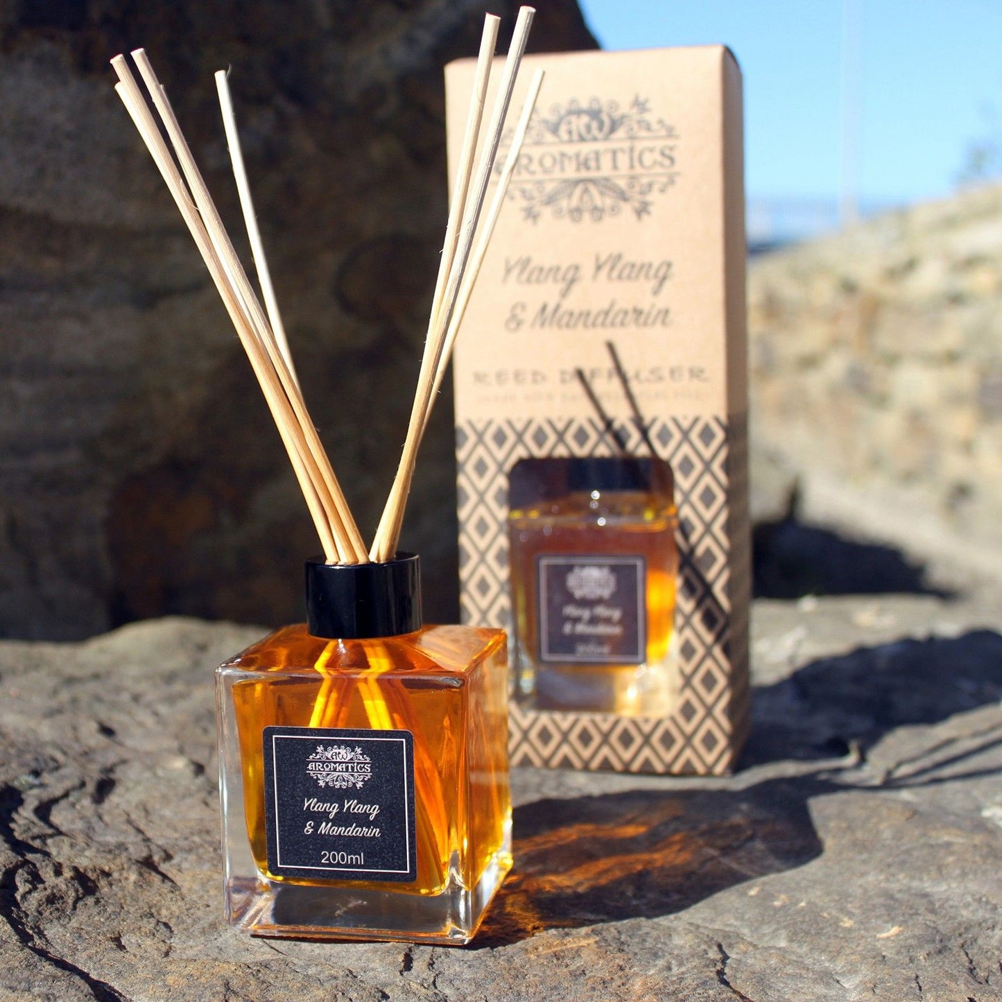 200ml Lemon & Nutmeg Essential Oil Reed Diffuser